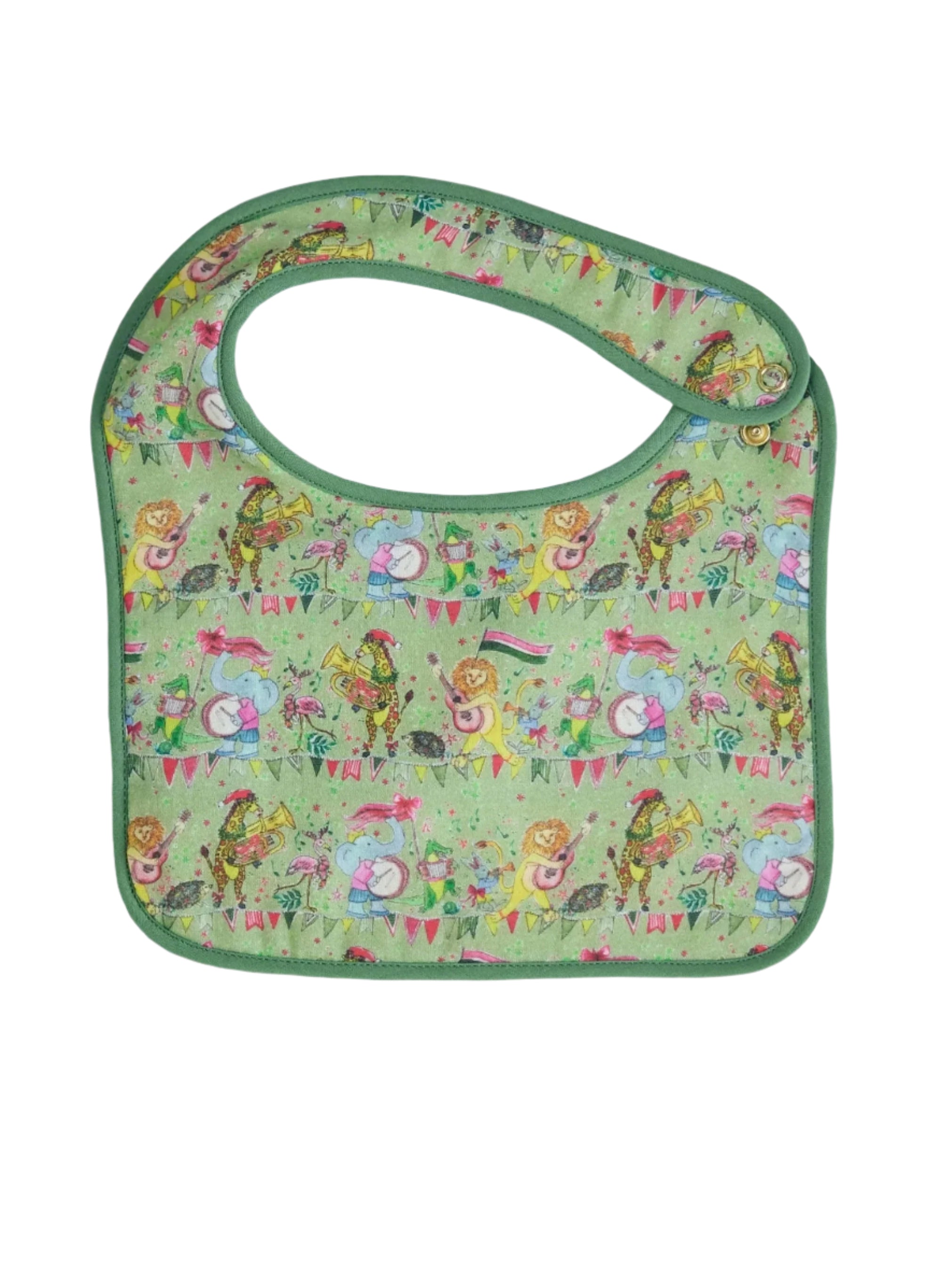 Musical Jubilee Bib in Green
