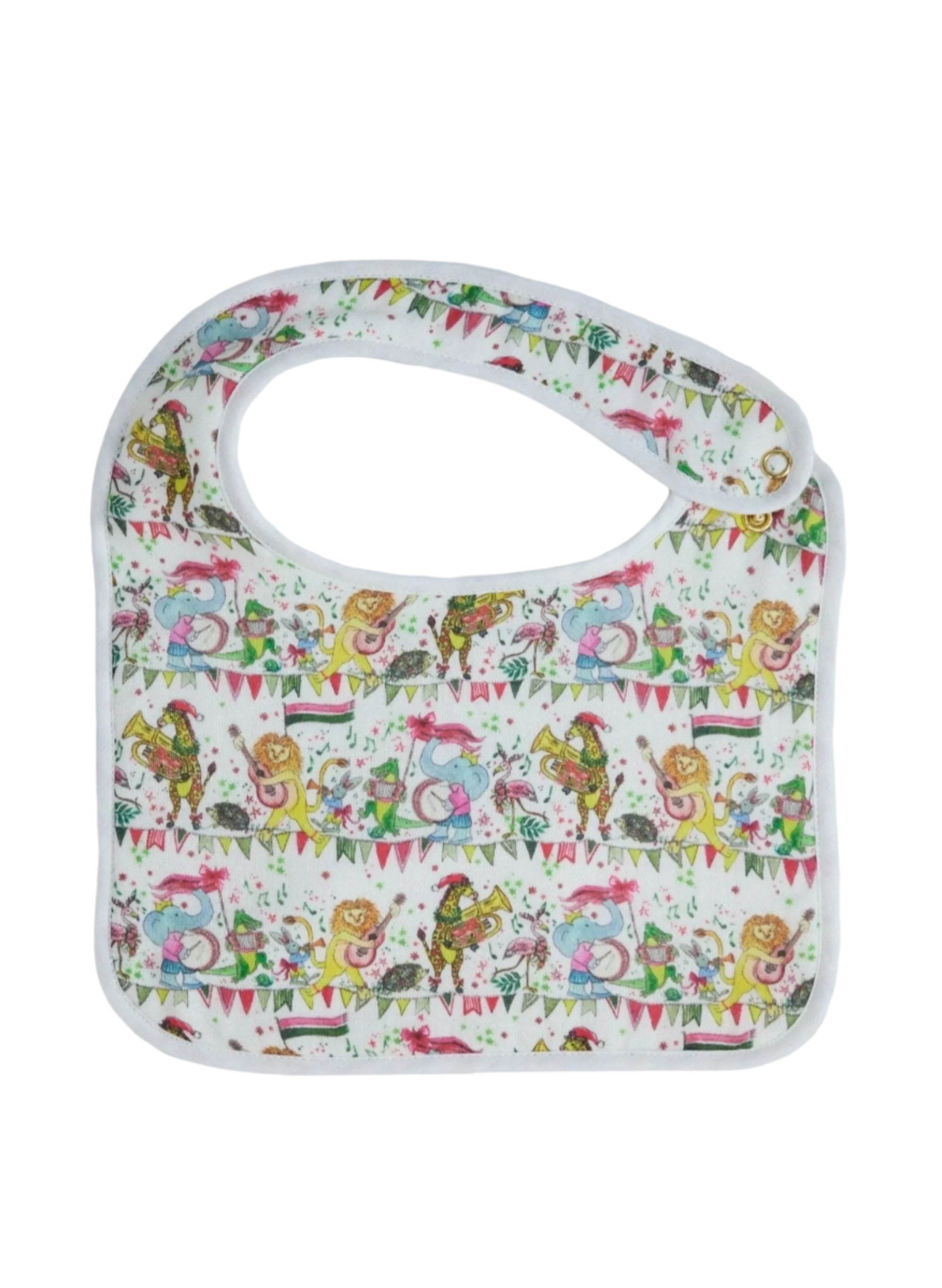 Musical Jubilee Bib in White
