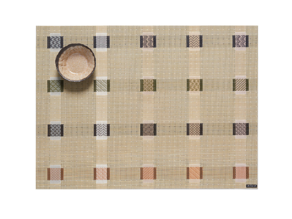 Sampler Placemat in Wheat