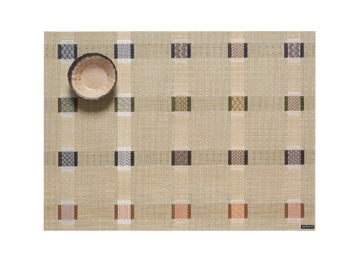 Sampler Placemat in Wheat