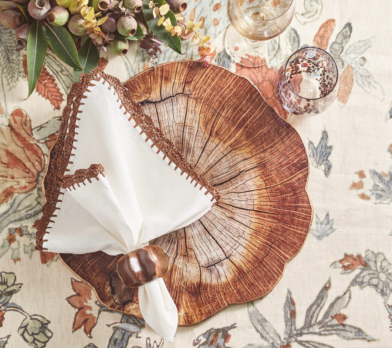 Cedar Placemat in Brown, Set of 4