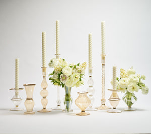 Trumpet Bud Vase in Champagne
