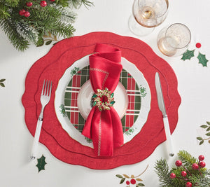 Classic Napkin in Red, Set of 4