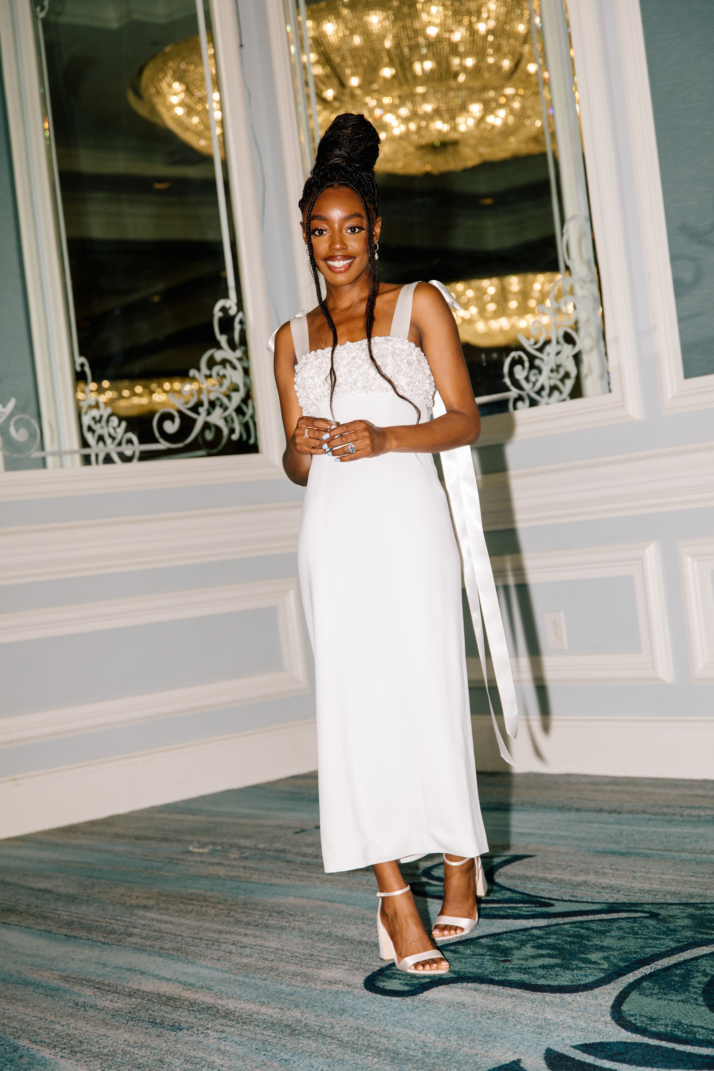 Hyacinth Midi Dress | Over The Moon
