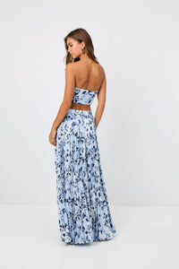 Sunburst Maxi Skirt in Montauk Floral