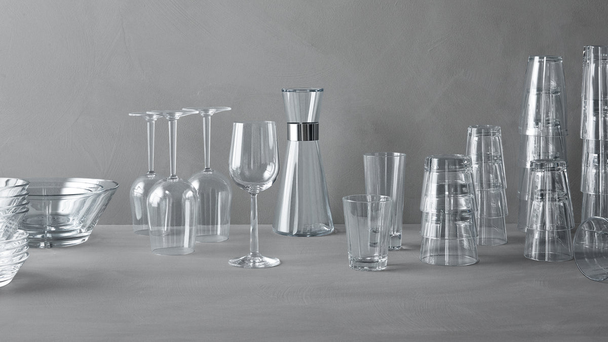 GC White Wine Glass Design Erik Bagger, Set of 2