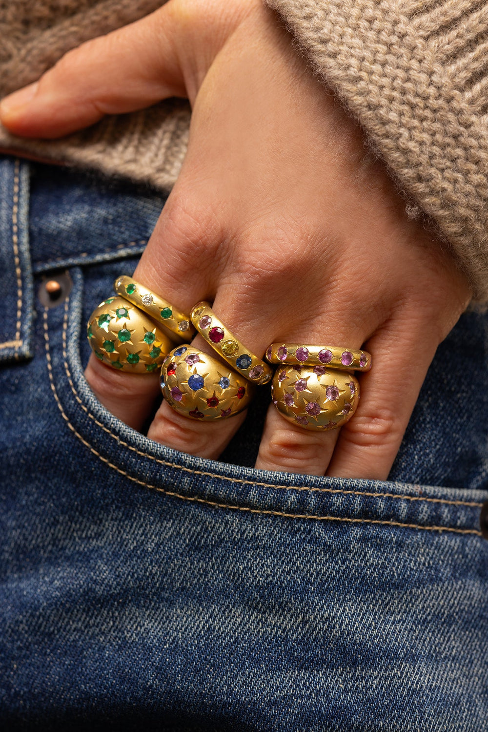 Stardust Dome Ring