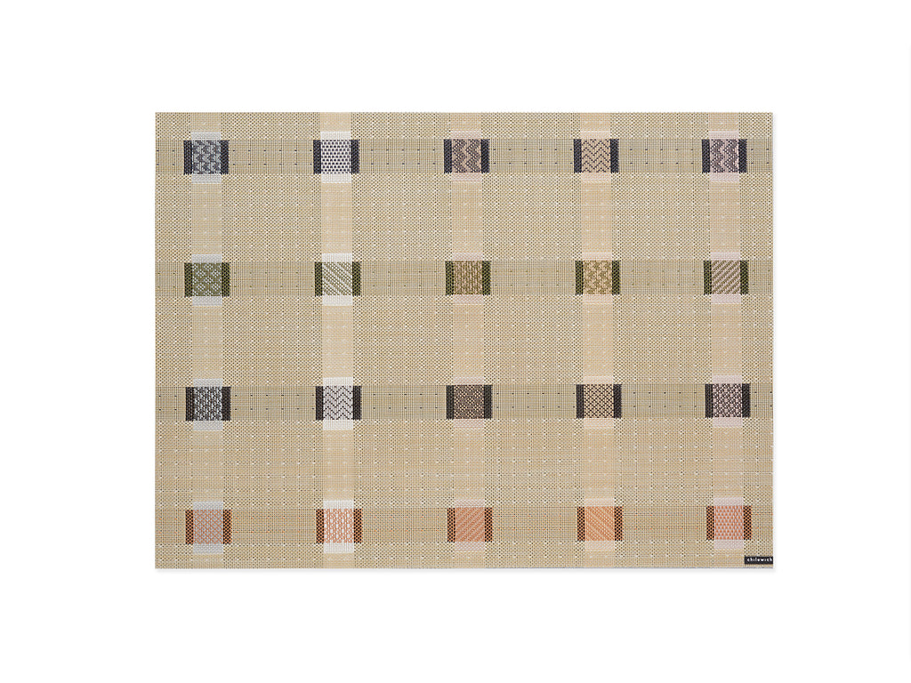 Sampler Placemat in Wheat