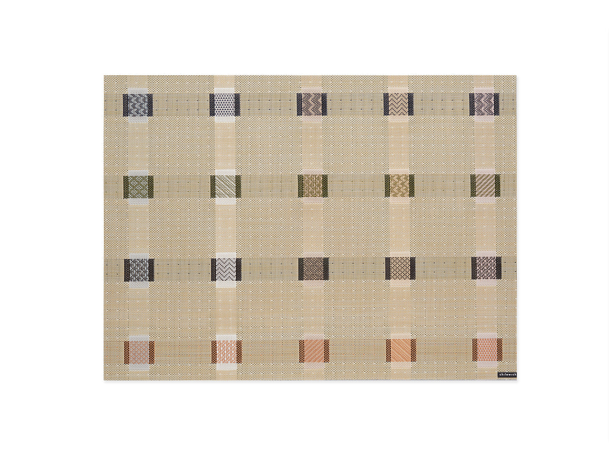 Sampler Placemat in Wheat