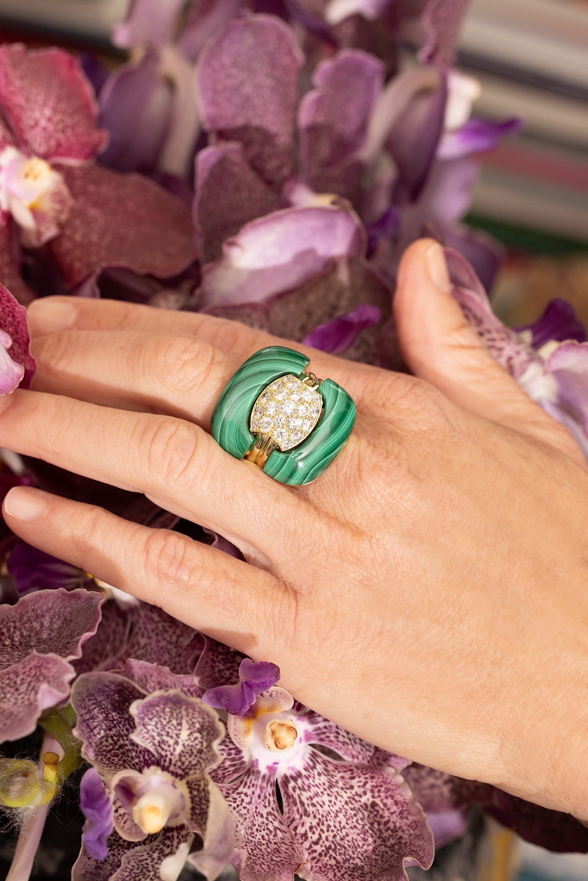 Malachite Trophy Ring