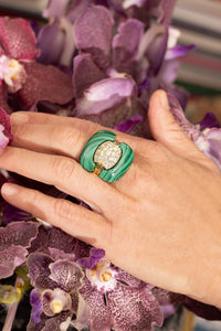 Malachite Trophy Ring