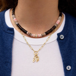 Mini Charm Chain with Diamond Clasp