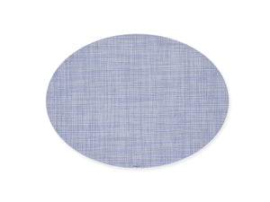 Mini Basketweave Oval Placemat in Periwinkle