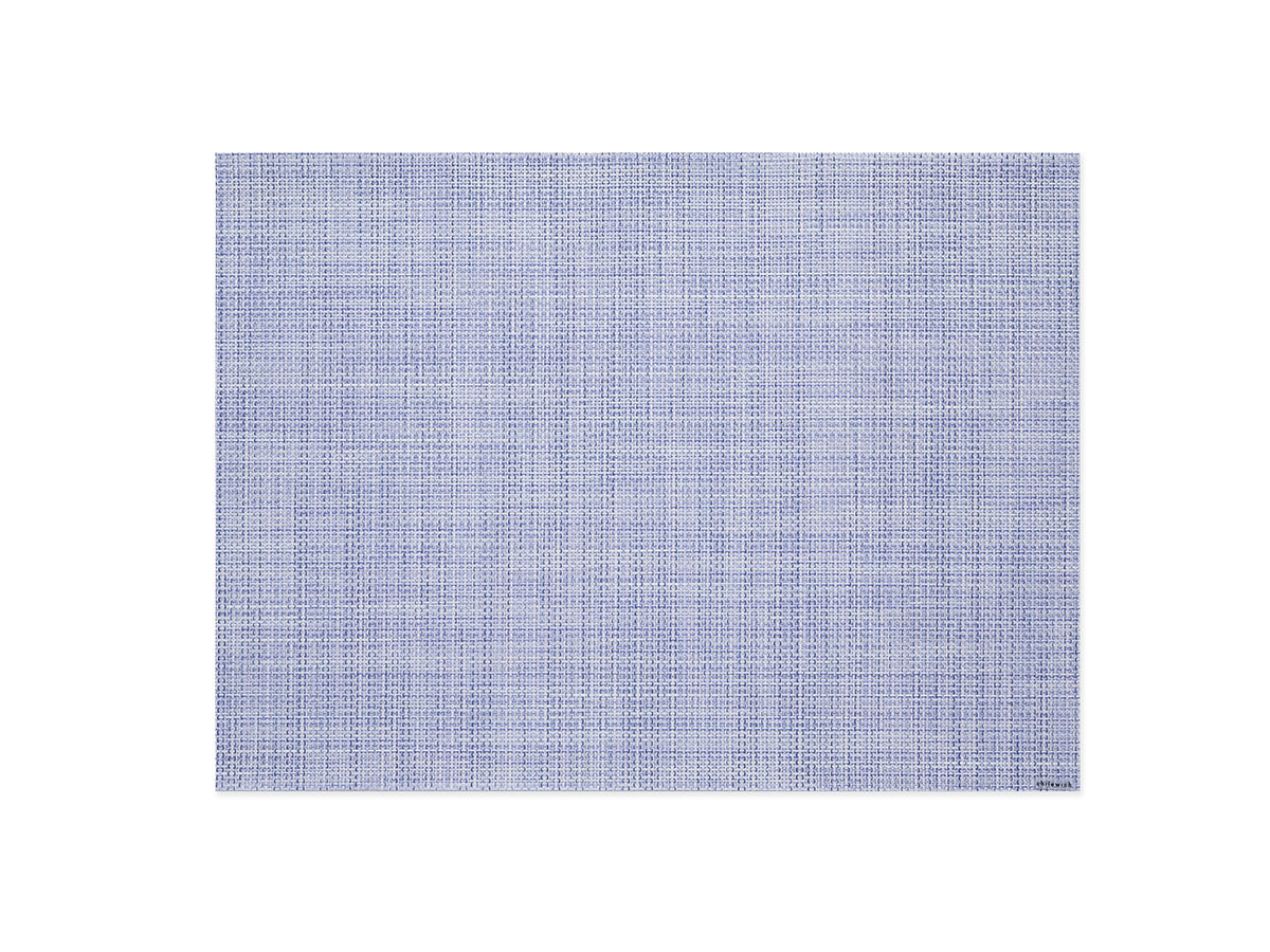 Mini Basketweave Rectangluar Placemat in Periwinkle