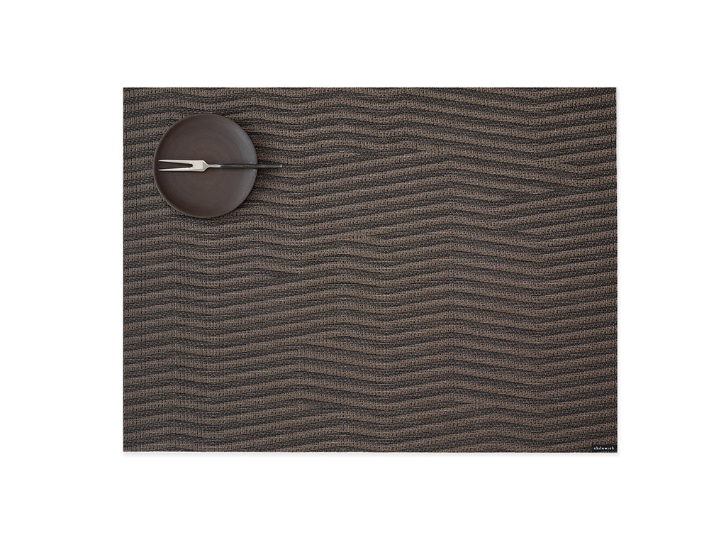 Dune Rectangular Placemat in Raisin