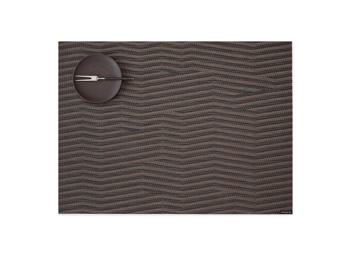 Dune Rectangular Placemat in Raisin