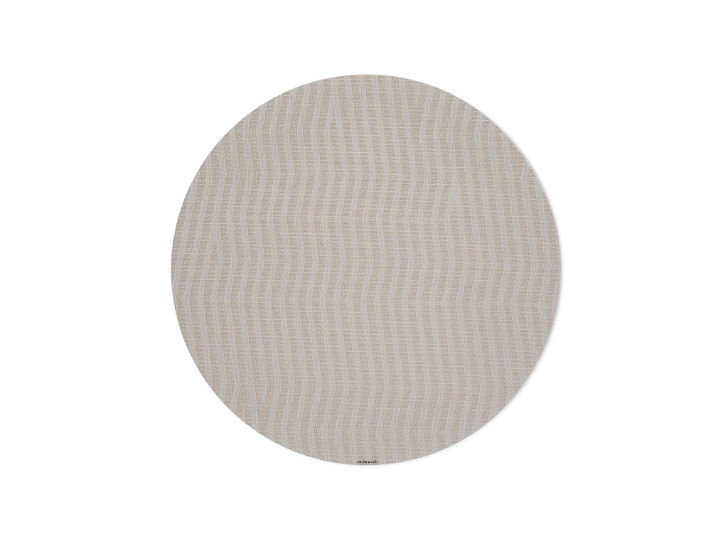 Dune Round Placemat in Canvas