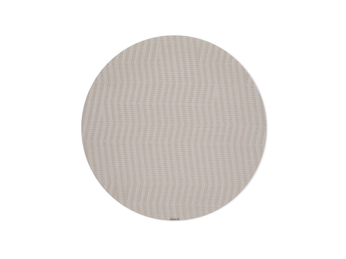 Dune Round Placemat in Canvas