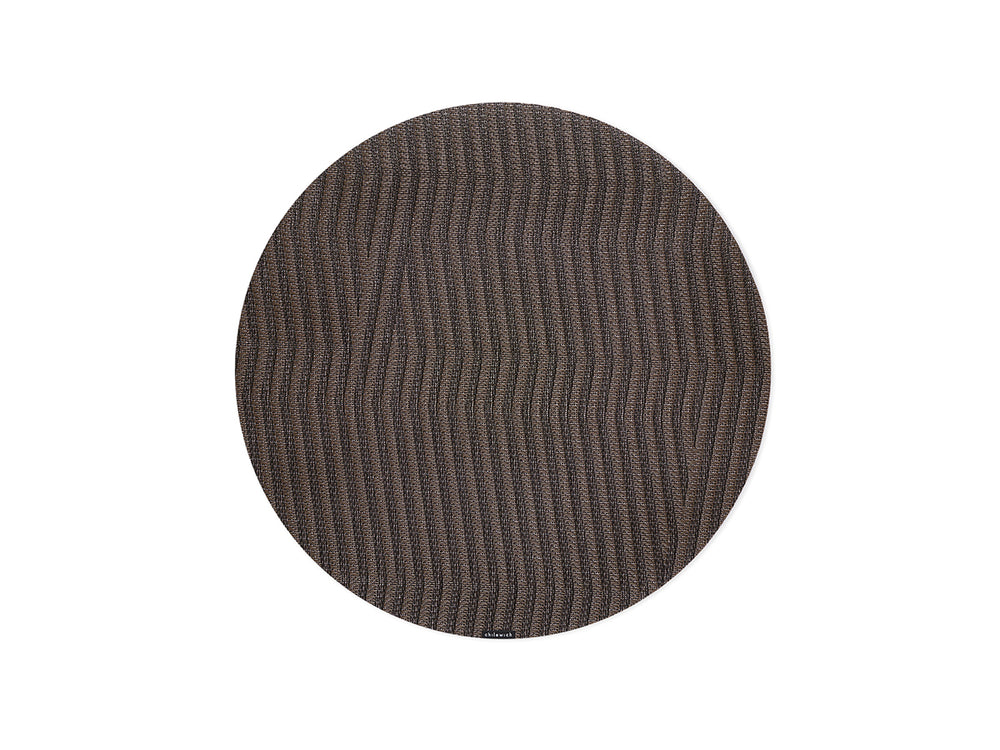 Dune Round Placemat in Raisin