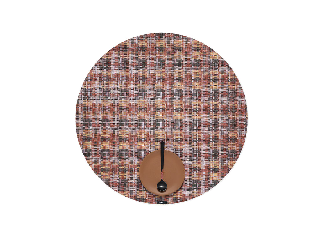 Fable Round Placemat in Sorbet