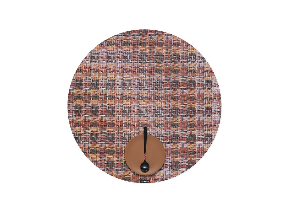 Fable Round Placemat in Sorbet