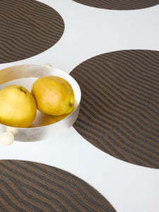 Dune Round Placemat in Raisin