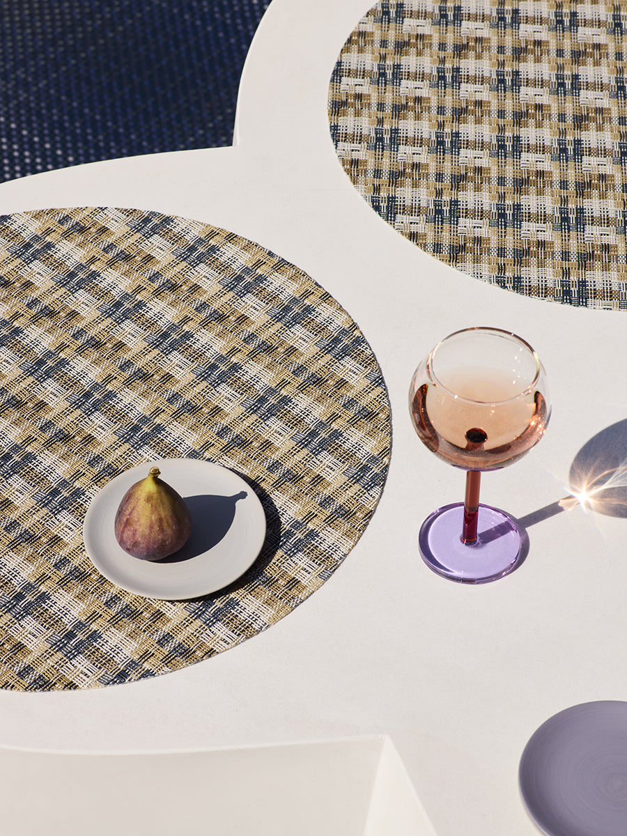 Fable Round Placemat in Coast