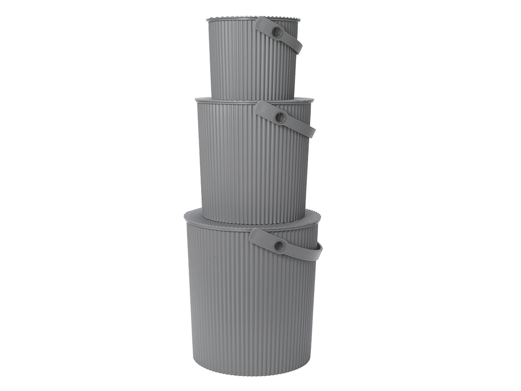 Hachiman Bucket Large in New Grey