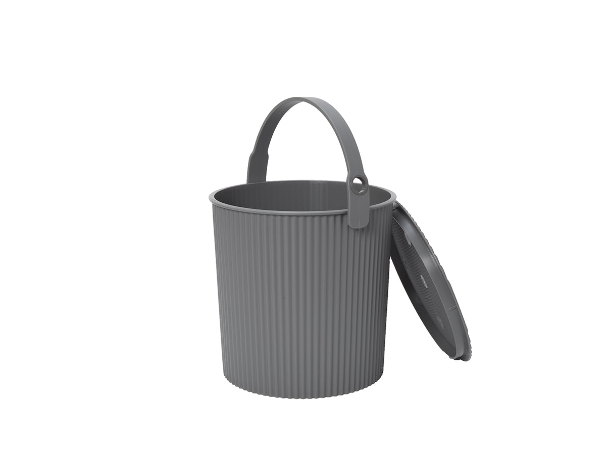 Hachiman Bucket Large in New Grey
