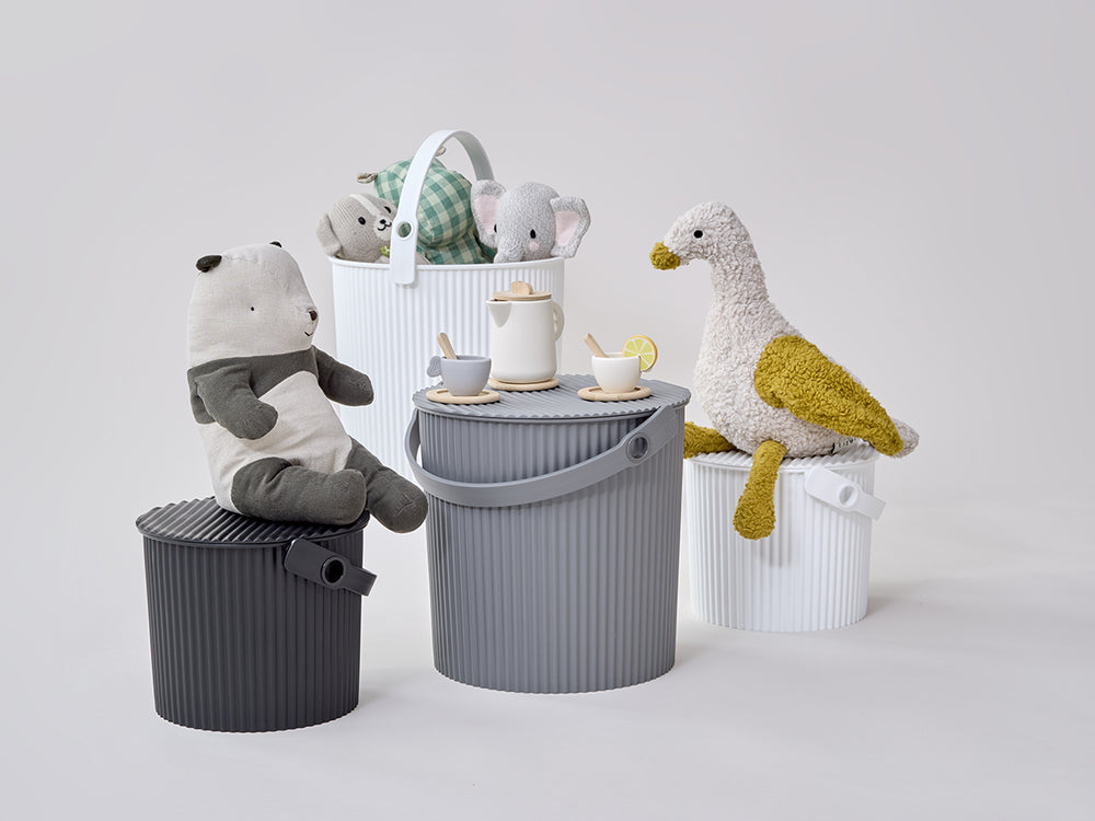 Hachiman Bucket Large in New Grey