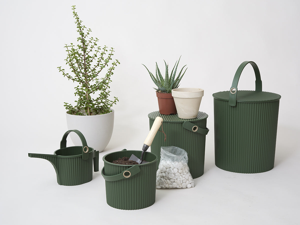 Hachiman Bucket Large in Garden Green