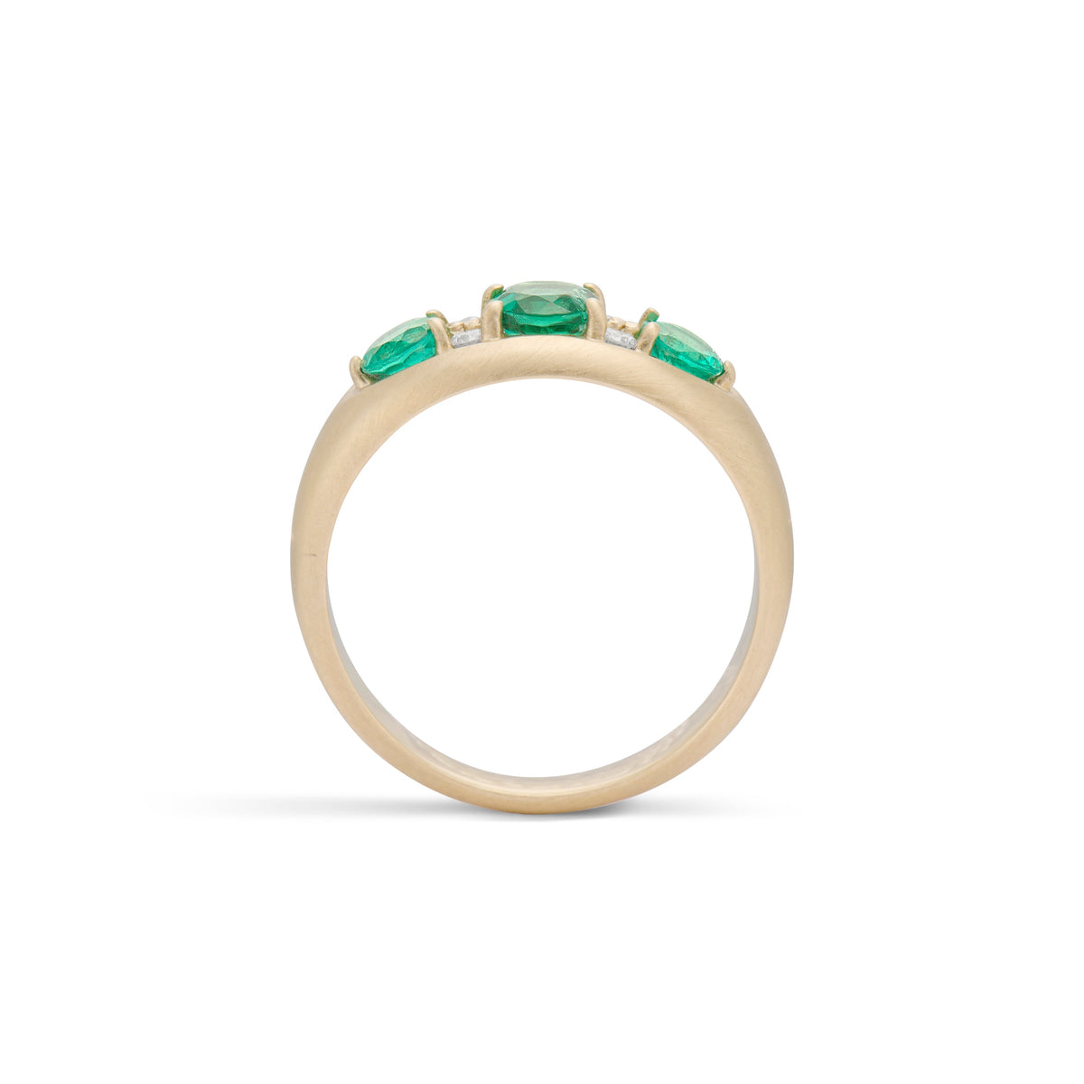 Paloma Emerald and Diamond Ring