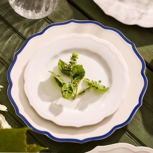 Stella Scalloped White Salad Plate