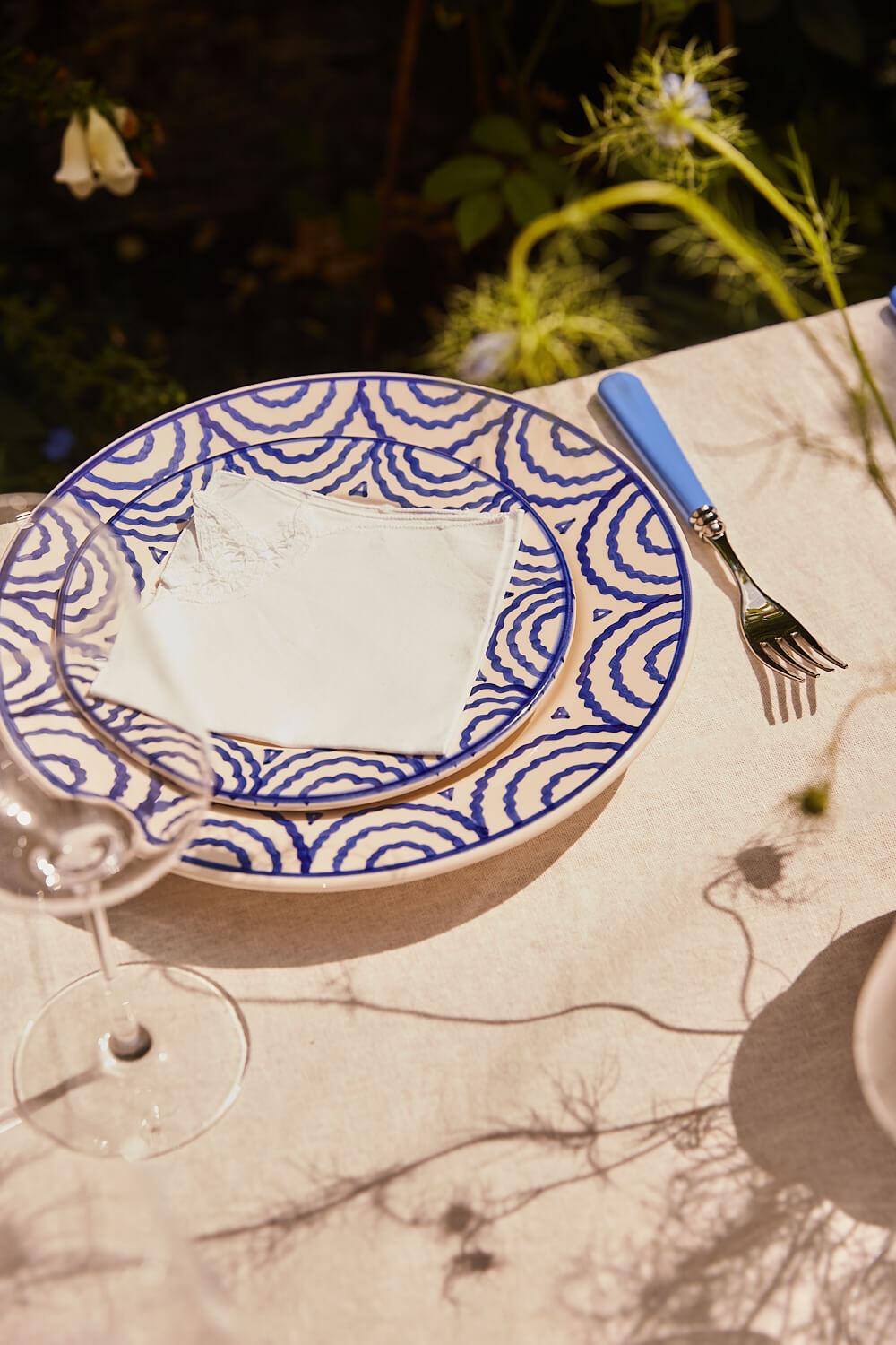 Blue Tabla Side Plate
