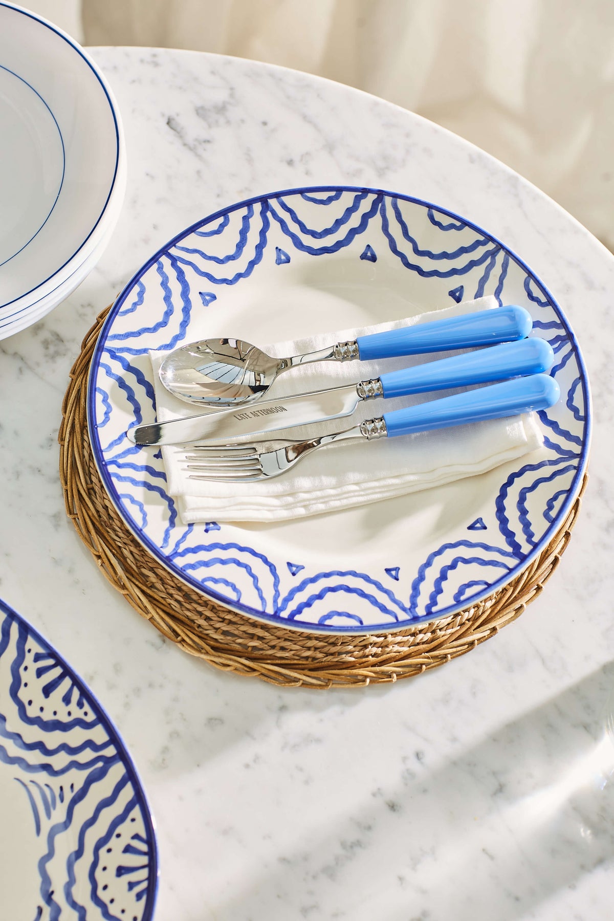 Blue Tabla Dinner Plate