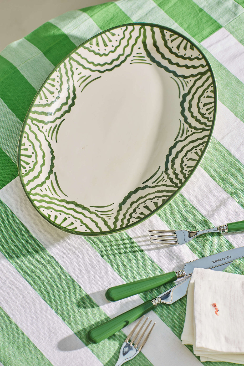 Large Green Platter
