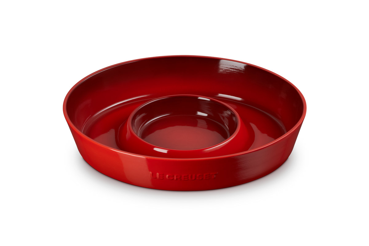Chip and Dip Platter in Cerise