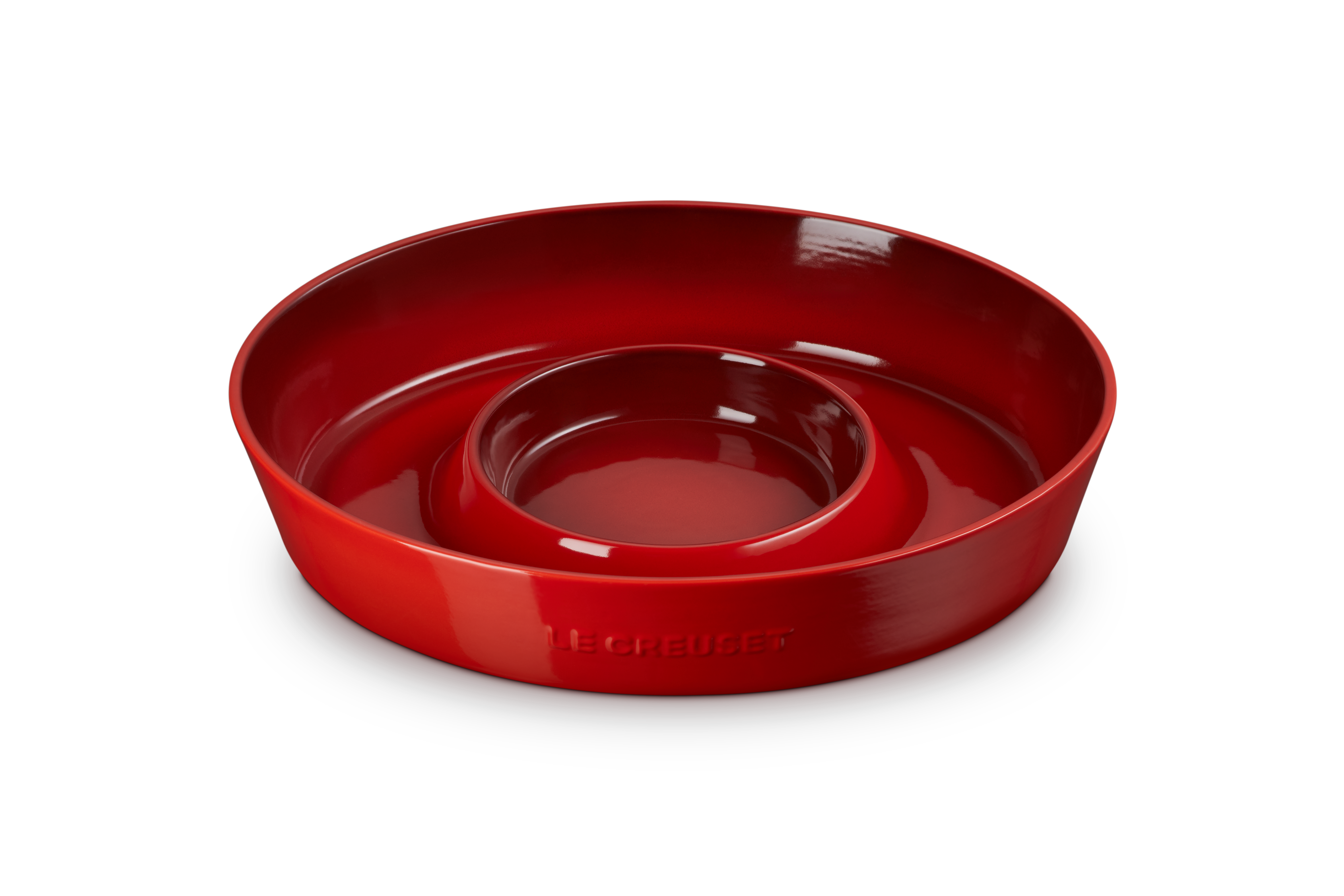 Chip and Dip Platter in Cerise
