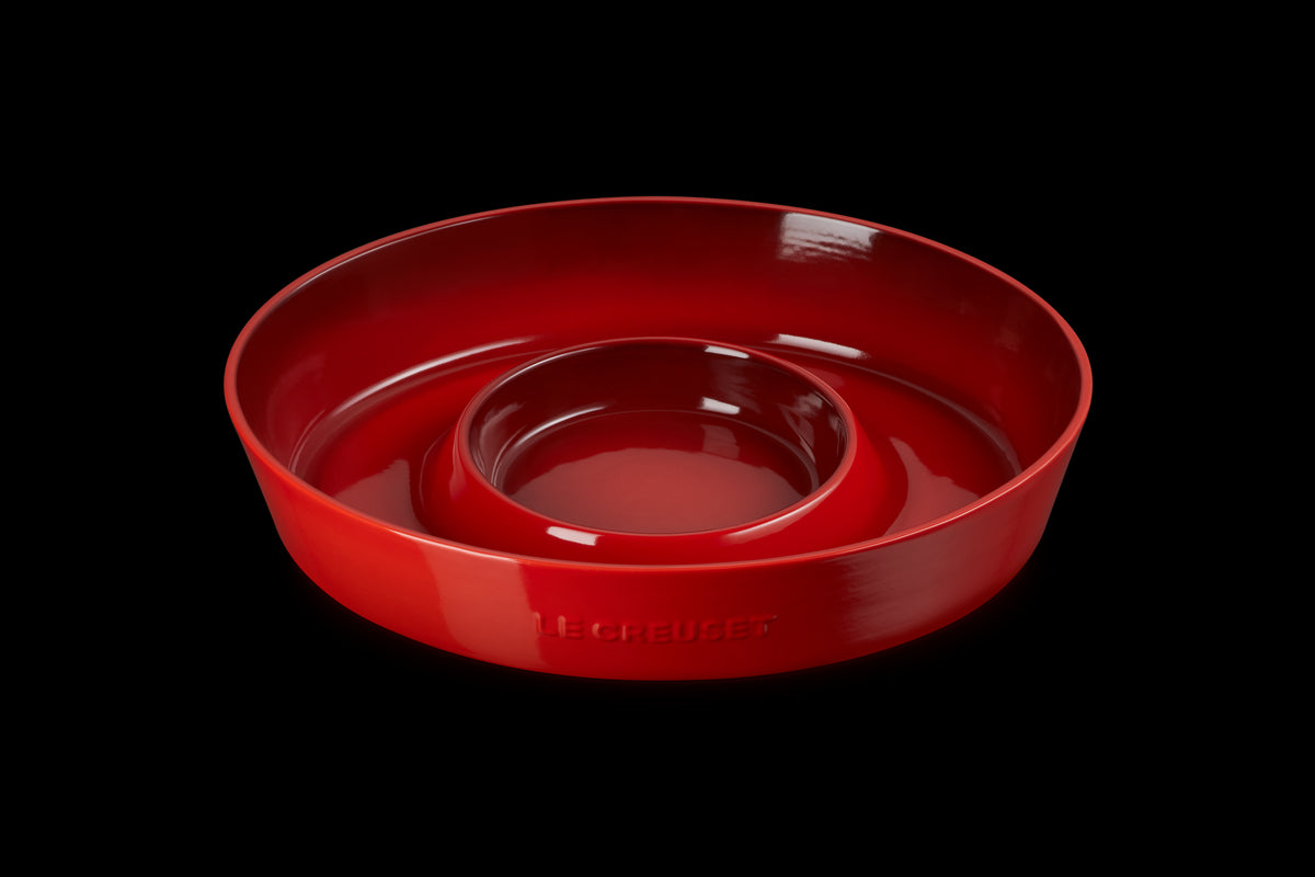 Chip and Dip Platter in Cerise