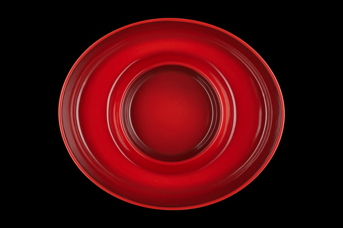 Chip and Dip Platter in Cerise