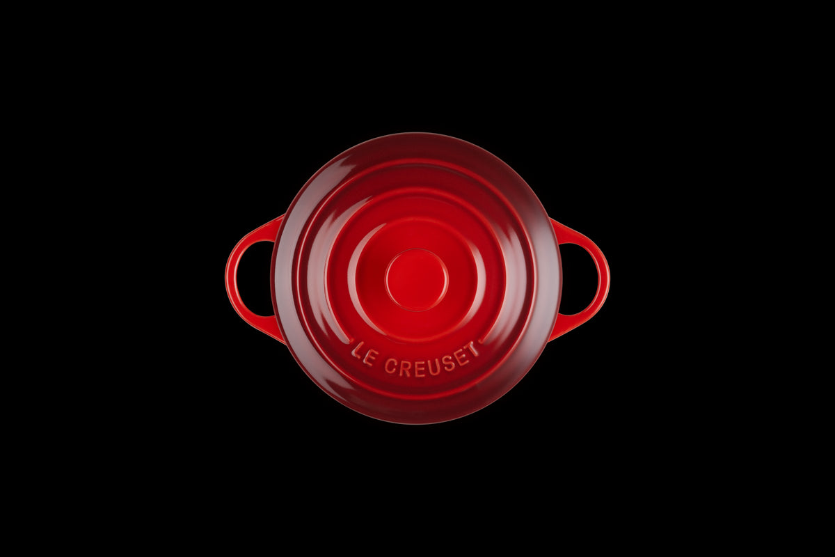 Mini Round Cocotte in Cerise