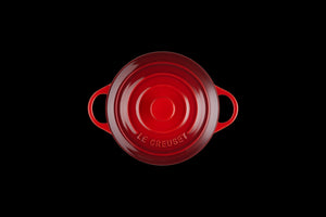 Mini Round Cocotte in Cerise