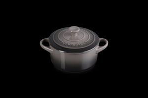 Mini Round Cocotte in Oyster