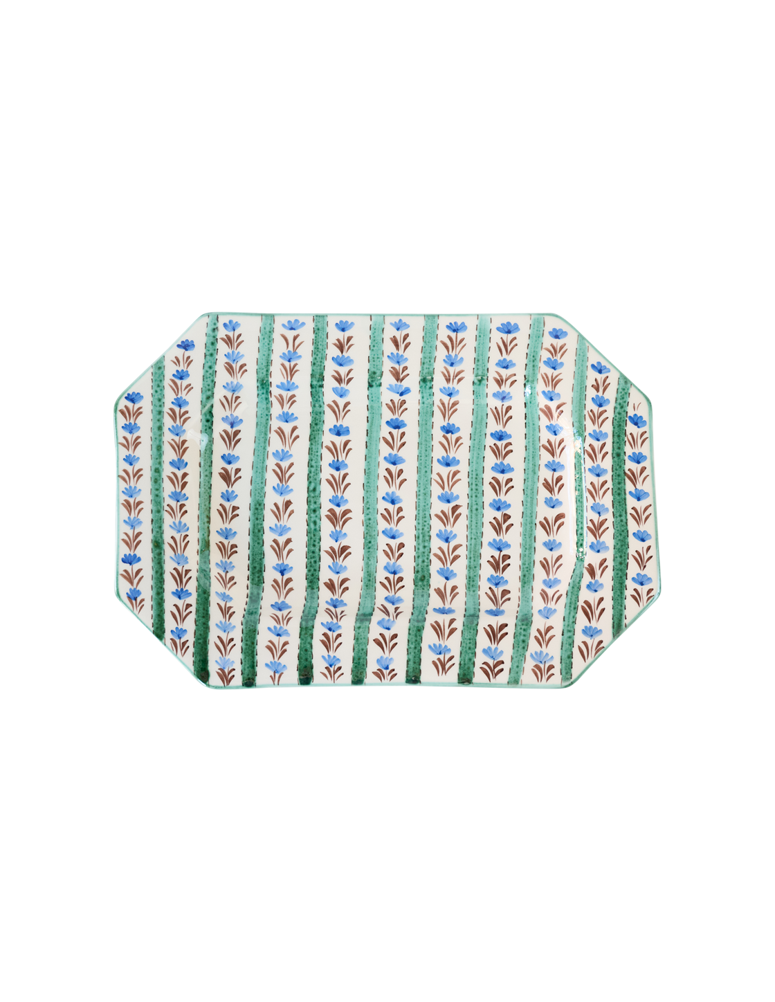 Chita Blue Octagonal Platter