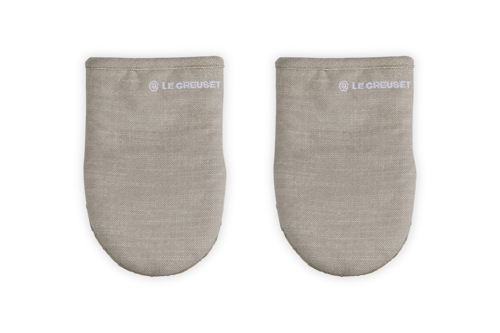 Mini Oven Mitts 8" in Sable, Set of 2