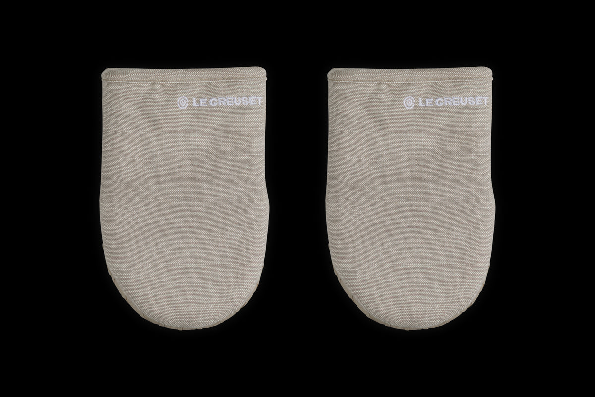 Mini Oven Mitts 8" in Sable, Set of 2