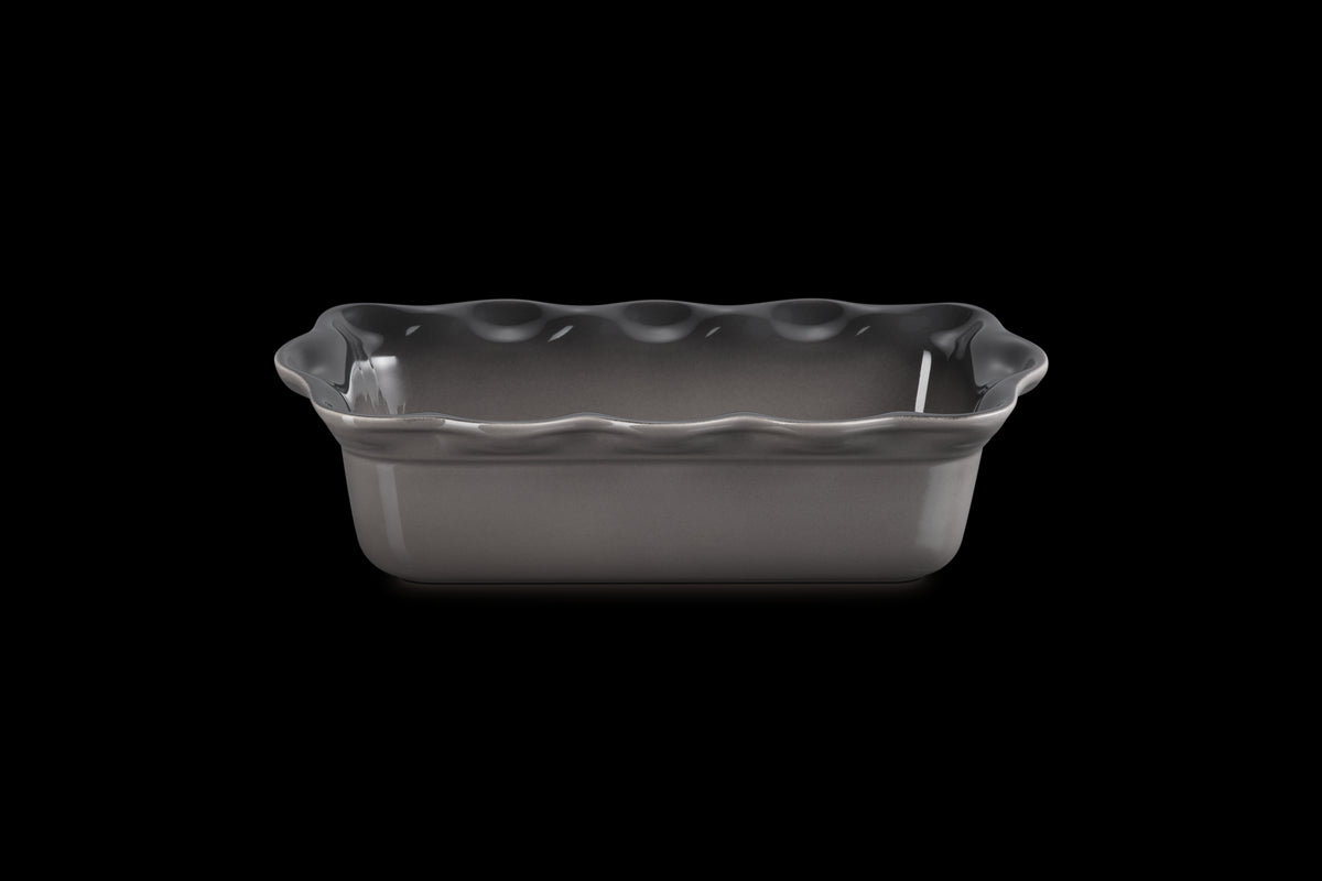 Heritage Fluted Loaf Pan in Oyster