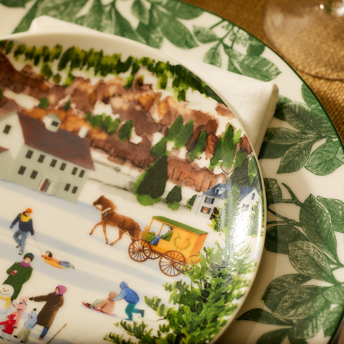 Caskata X Felix Doolittle Winter Wonderland Plates
