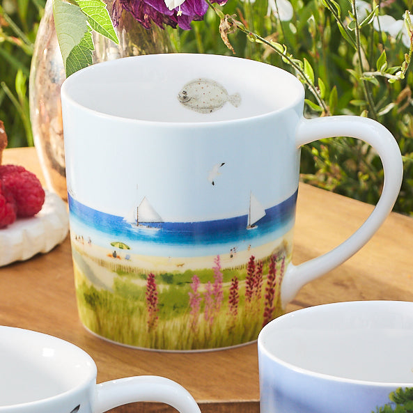 Caskata X Felix Doolittle By the Sea Mugs, Set of 4