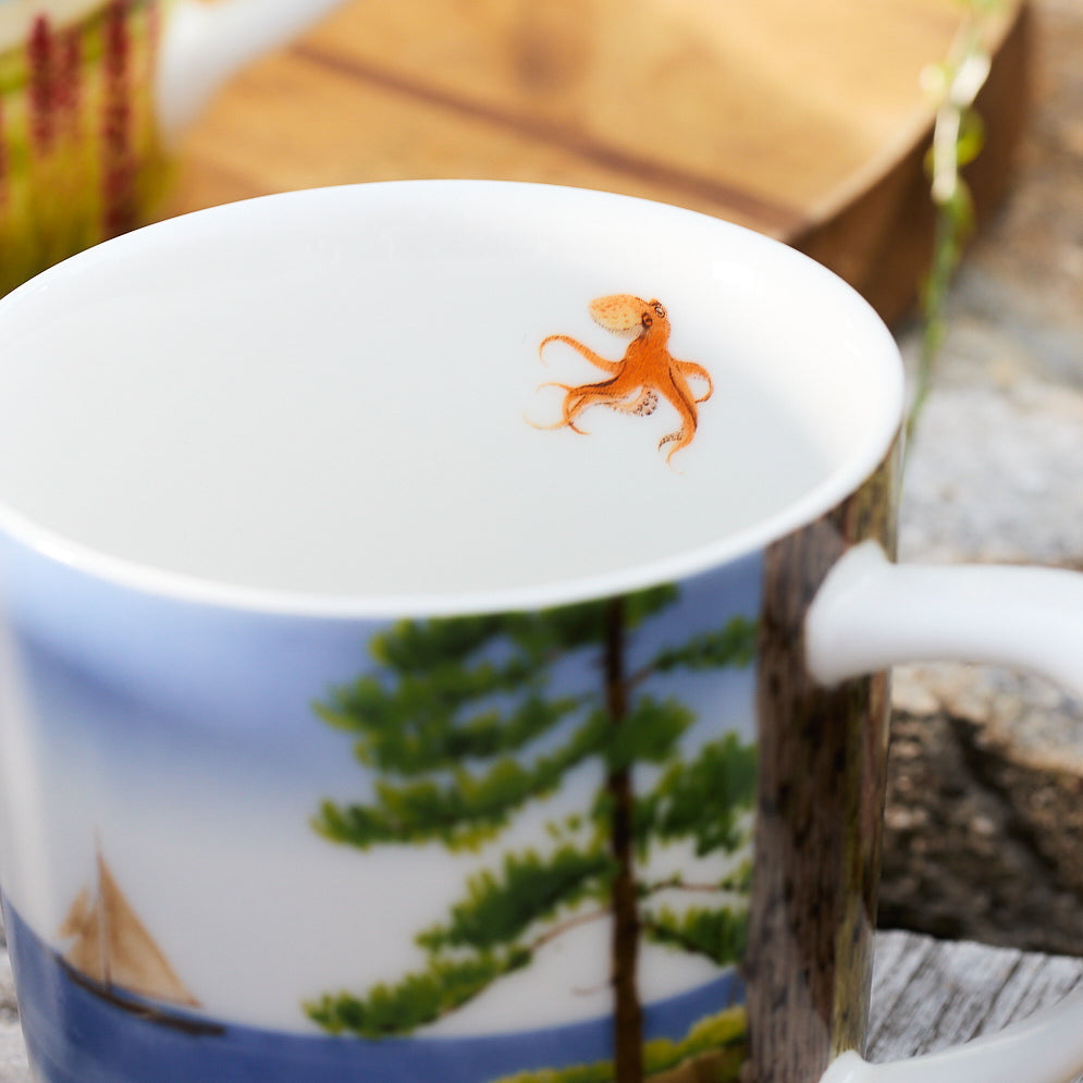 Caskata X Felix Doolittle By the Sea Mugs, Set of 4